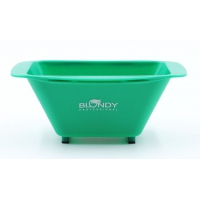 Ванночка для окрашивания Blondy Professional Зеленая ND002g. Миска для колористики на защелке 12х7х5 см, 120 мл