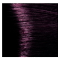 HY 4.2 Коричневый фиолетовый. Стойкая крем-краска для волос 4/2 Hyaluronic Kapous Professional 100 мл (Италия) арт.1394
