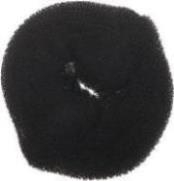 Валик для причесок круглый ЧЕРНЫЙ, губка, диаметр 14 см, HO-5117L Black DEWAL (Германия)