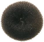 Валик для причесок круглый ЧЕРНЫЙ, губка, диаметр 8 см, HO-5321S/10 Black DEWAL (Германия)