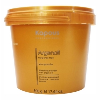 РАСПРОДАЖА! Обесцвечивающий порошок 500г с маслом Арганы, арт.600 Kapous Arganoil (пр-во Испания)