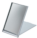 Зеркало Dewal MR-9M404 косметическое маленькое складное, цвет серебристый, размер 7.5x5 см