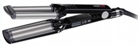 Тройная плойка BAB2369TTE 18-18-18 мм BaByliss Pro Ionic 3D Waver. Профессиональная титан-турмалиновая, мягкие волны, общая длина 32 см, 79 Вт, 150-210C, BaByliss Pro
