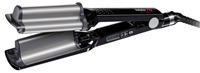 Тройная плойка BAB2469TTE 19-19-19 мм BaByliss Pro Ionic Hi-Def Waver. Профессиональная титан-турмалиновая, глубокие волны, общая длина 32 см, полотно 19 см, 88 Вт, 150-210C, BaByliss Pro