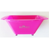 Ванночка для окрашивания  Blondy Professional Розовая ND002p. Миска для колористики на защелке 12х7х5 см, 120 мл