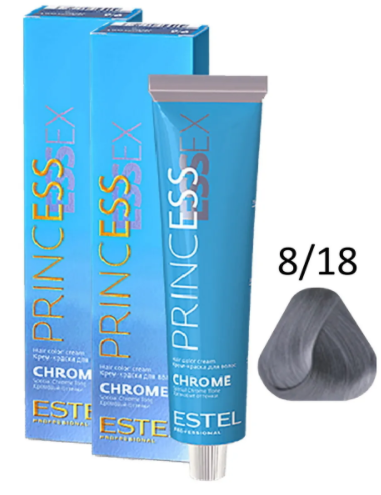 8/18 CHROME - - 60 .  - 8.18 Princess Essex Estel PE8/18