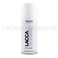 Лак аэрозольный для волос Professional нормальной фиксации 100 мл, арт.83 Kapous (пр-во Италия)