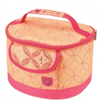 Сумка для пикника ZUCA Lunchbox Sunset. Ланч-бокс оранжево-розового цвета со стразами ZUCA (США)
