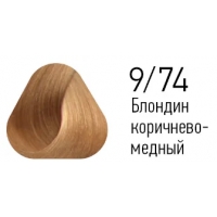 9/74 Блондин коричнево-медный 100 мл. Стойкая крем-краска 9.74 Estel Prince PC9/74
