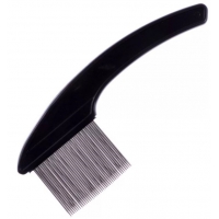 Чистка для расчесок и брашингов от волос Dewal BR-6820. Черная пластиковая ручка, металлические штифты