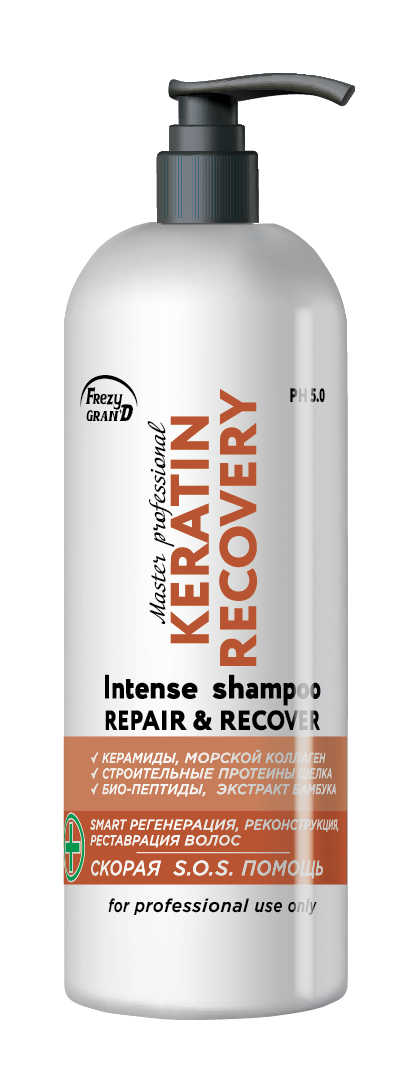    Frezy GranD KERATIN RECOVERY Intense shampoo REPAIR+RECOVER PH 5.0 1000   