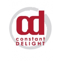 CD Пеньюар черный с логотипом Constant Delight