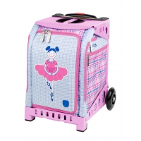 ZUCA Mini Ballerina/Pink. Детская сумка Зука (нейлоновый чехол в розовой раме), сумочка-косметичка в тон сумки для закусок и напитков. ZUCA (США)