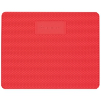 Термостойкий коврик (термоковрик) DEWAL HS-479 красный, размер 25x19.5х0.3 см, для горячих инструментов 300С