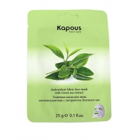 Тканевая маска для лица Антиоксидантная с экстрактом Зеленого чая 25 г, арт.2612 Kapous Face Care (Корея)