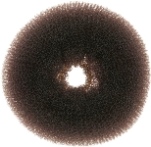 Валик для причесок круглый КОРИЧНЕВЫЙ, сетка, диаметр 10 см, HO-5149Brown DEWAL (Германия)